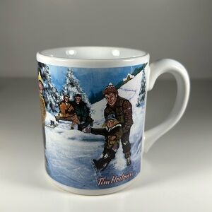 Tim Hortons Limited Edition 16 oz Coffee Mug "Skating Pond" 2003 Collector #003